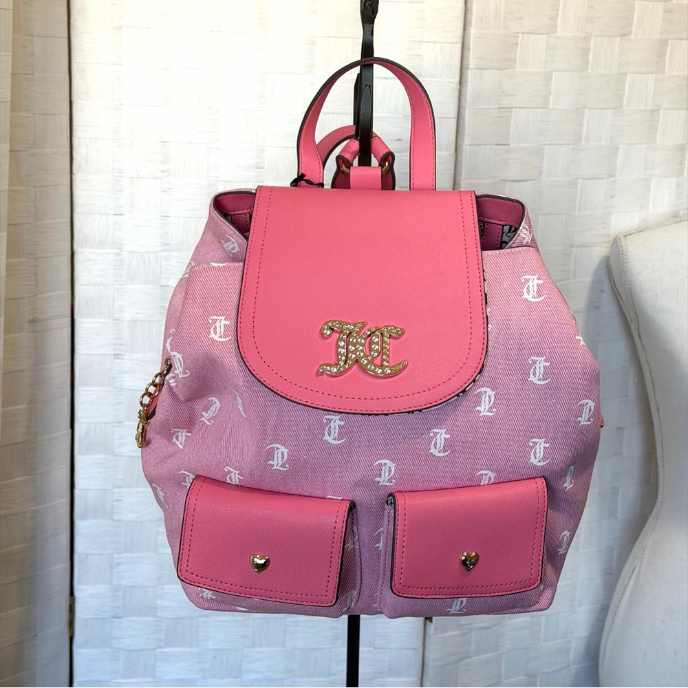 Pink Women's Monogram Backpack Handbag